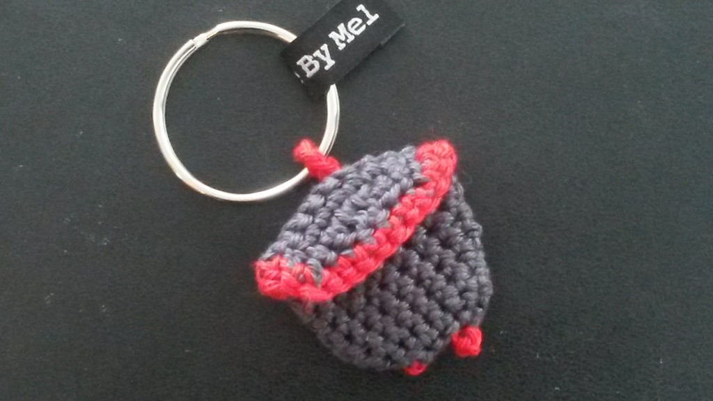 Porte-clés jeton au crochet - face