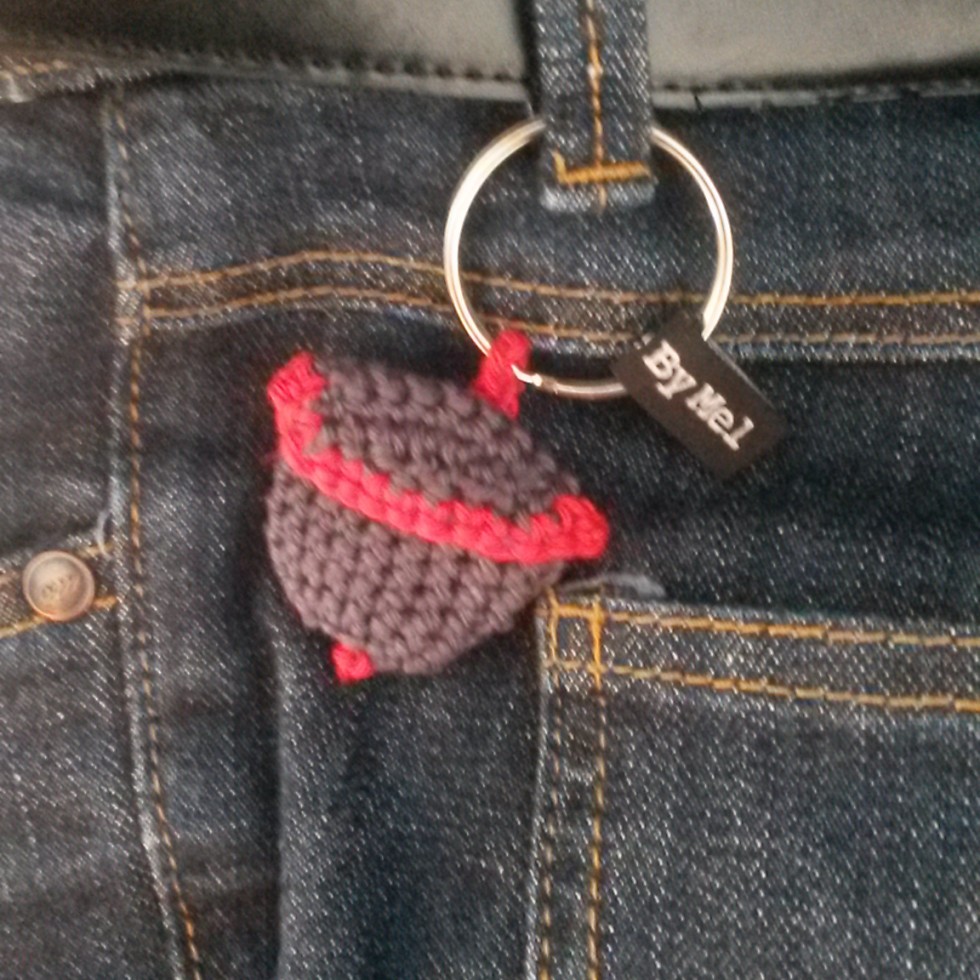 Porte-clés jeton au crochet