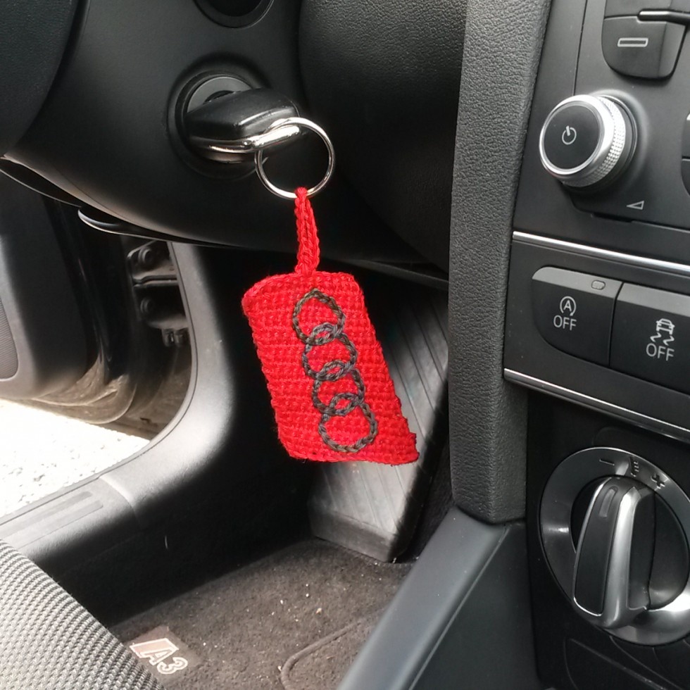 Porte-clés Audi au crochet