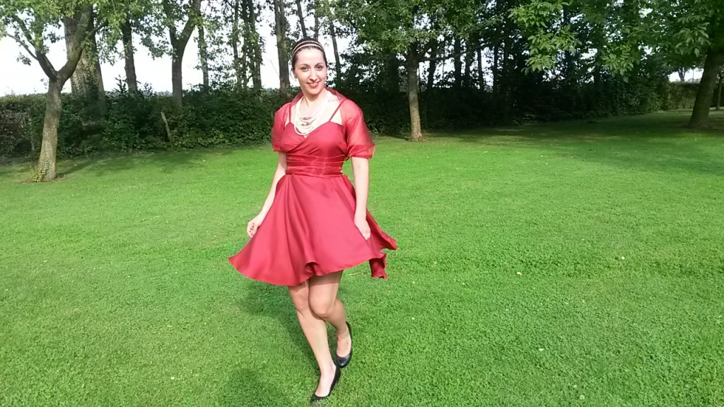 robe de soirée mariage face tourne