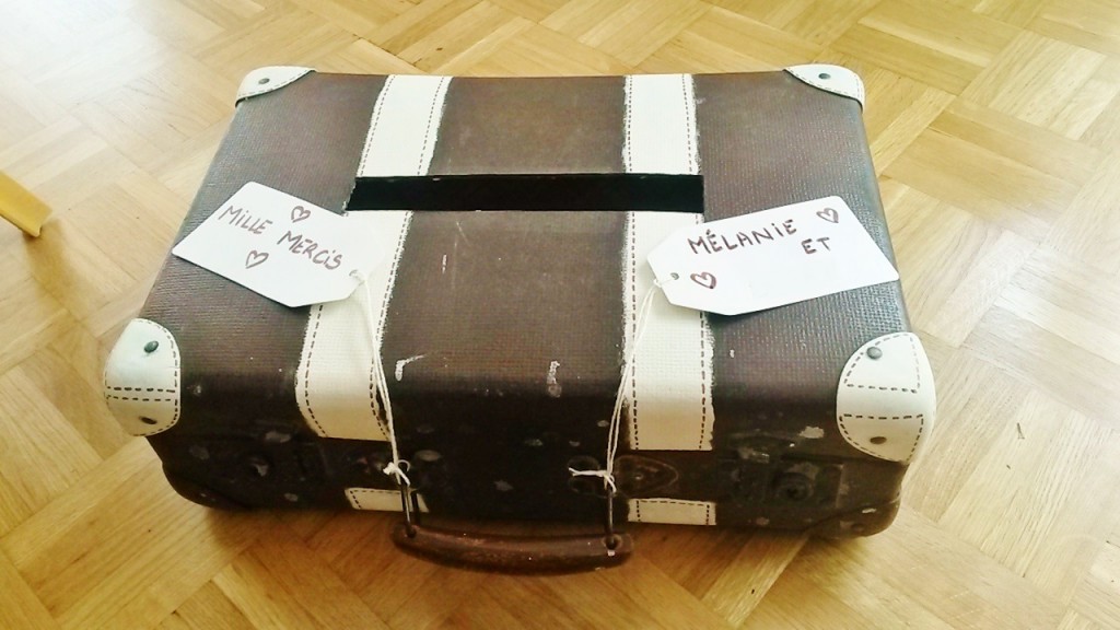 DIY cagnotte valise