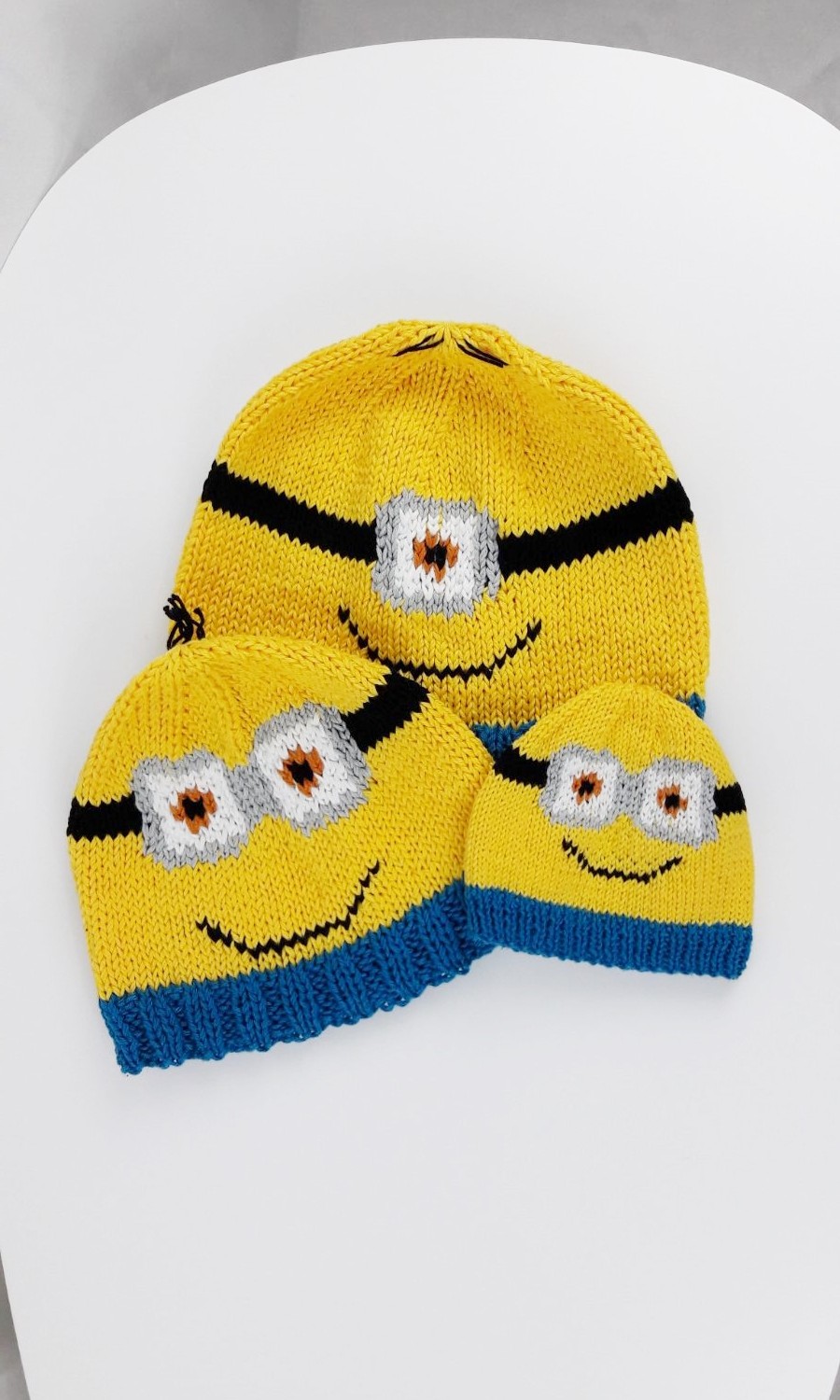 Tricot bonnets Minions - Made By Mel (8)